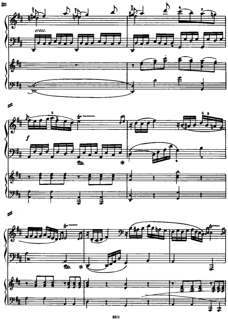 PianoConcertoNo3inD,K40(2Piano)_一万首著名钢琴曲谱哈农贝多芬合集视频教学电子版高清无水印可打印_1古典钢琴知名音乐家谱_莫扎特钢琴谱全集_0312095926_钢琴与乐队作品