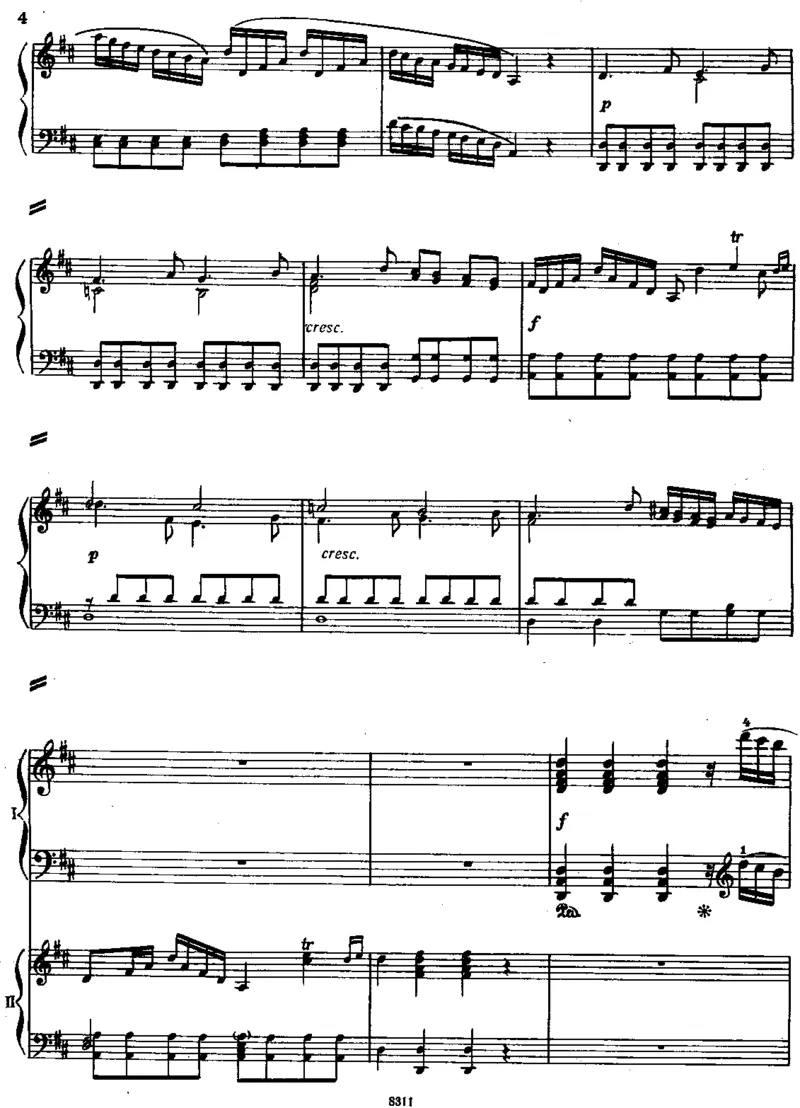 PianoConcertoNo3inD,K40(2Piano)_一万首著名钢琴曲谱哈农贝多芬合集视频教学电子版高清无水印可打印_1古典钢琴知名音乐家谱_莫扎特钢琴谱全集_0312095926_钢琴与乐队作品