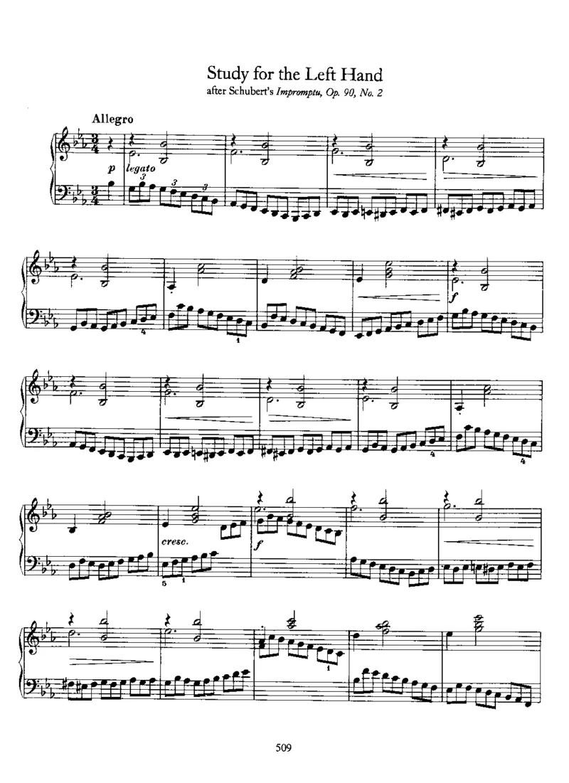 StudyforLeftHand(afterSchubert'sImpromptu)_一万首著名钢琴曲谱哈农贝多芬合集视频教学电子版高清无水印可打印_1古典钢琴知名音乐家谱_勃拉姆斯钢琴谱全集_练习曲