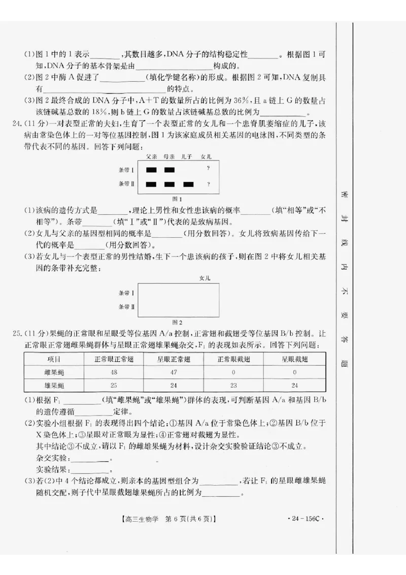 辽宁省铁岭市一般高中协作校2023-2024学年高三上学期期中考试生物(1)_2023年11月_0211月合集_2024届辽宁省铁岭市一般高中协作校高三上学期期中考试