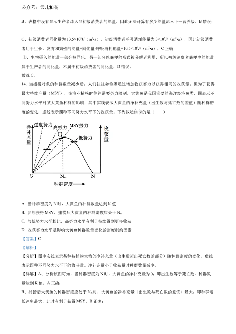 广东省江门市2023-2024学年高二下学期7月期末考试生物Word版含解析_2024-2025高二（7-7月题库）_2024年07月试卷_0730广东省江门市2023-2024学年高二下学期7月期末考试