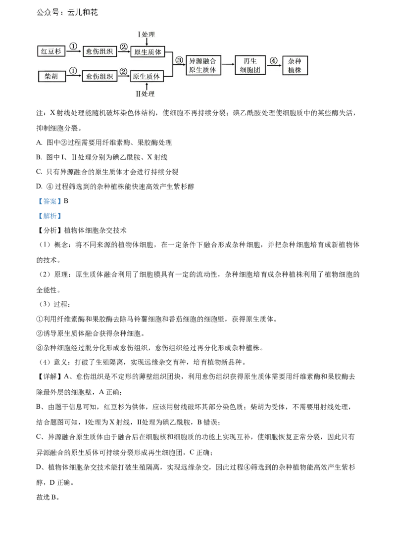 广东省江门市2023-2024学年高二下学期7月期末考试生物Word版含解析_2024-2025高二（7-7月题库）_2024年07月试卷_0730广东省江门市2023-2024学年高二下学期7月期末考试