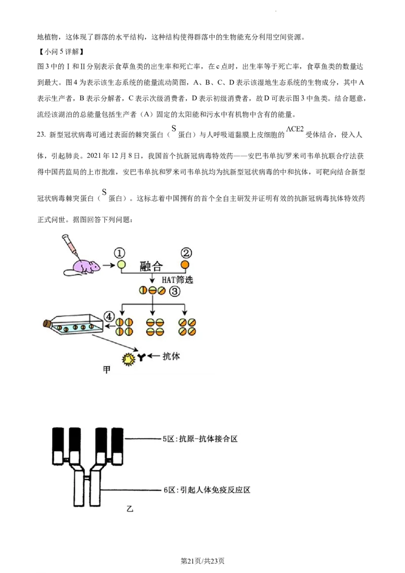 精品解析：河南省焦作市博爱县一中2023-2024学年高三11月期中生物试题（解析版）(1)_2023年11月_0211月合集_2024届河南省焦作市博爱县第一中学高三上学期11月期中考试试题
