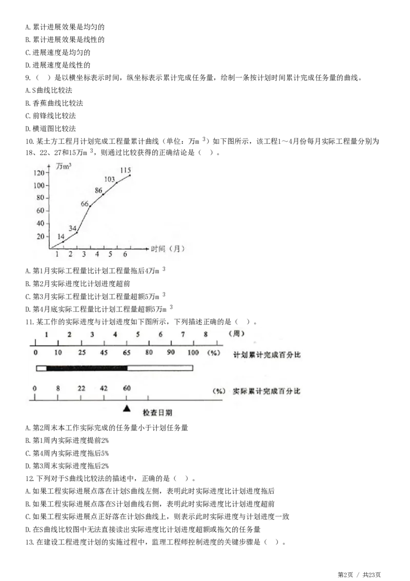 WM_JG-土建控制-进度高阶习题-李娜_监理工程师_2025监理工程师_2025年监理工程师-各大机构_2025年监理-土建目标_机构2-JG_05.高阶习题