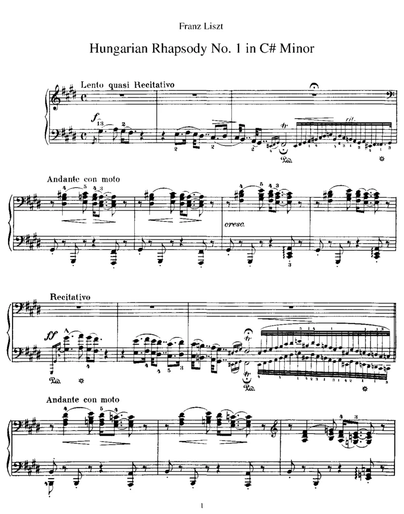 HungarianRhapsodyNo1inc#_NoRestriction_一万首著名钢琴曲谱哈农贝多芬合集视频教学电子版高清无水印可打印_1古典钢琴知名音乐家谱_李斯特钢琴谱全集_匈牙利狂想曲