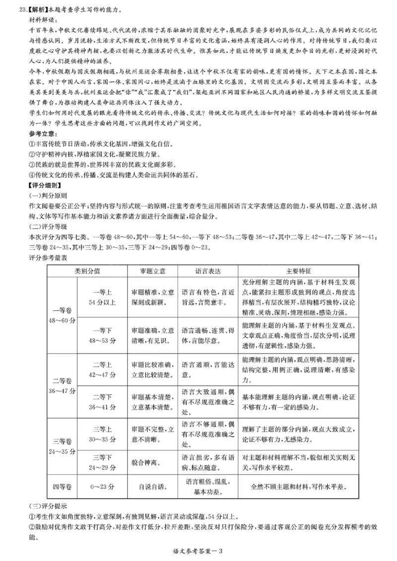 湖南省湘东九校2023-2024学年高三上学期11月联考语文答案(1)_2023年11月_0211月合集_2024届湖南省湘东九校高三11月联考_湖南省湘东九校2024届高三11月联考语文