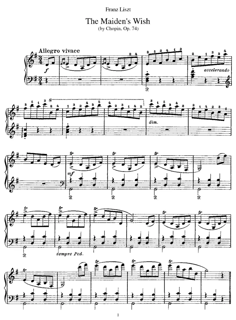 TheMaiden'sWish(Chopin)_一万首著名钢琴曲谱哈农贝多芬合集视频教学电子版高清无水印可打印_1古典钢琴知名音乐家谱_李斯特钢琴谱全集_改编肖邦
