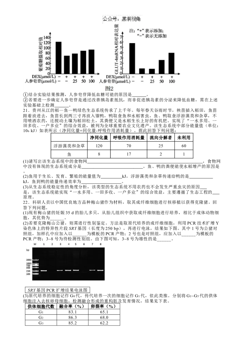 河北省唐山市路南区唐山市第一中学2024-2025学年高三上学期开学考试生物试题_2024-2025高三（6-6月题库）_2024年08月试卷_0820河北省唐山一中2025届高三8月开学收心考试