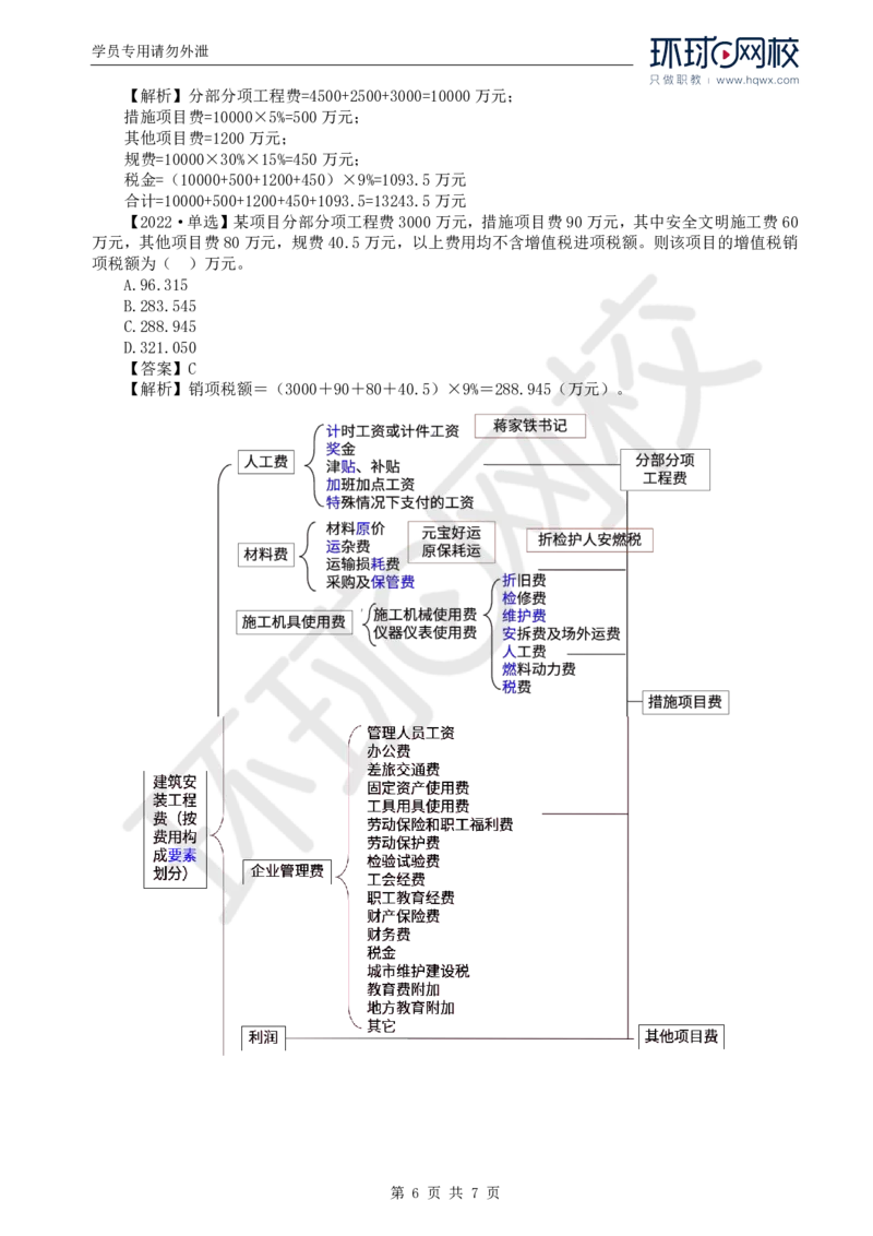WM_44.投资：第二章第二节建筑安装工程费用的组成和计算（二）_监理工程师_2025监理工程师_2025年监理工程师-各大机构_2025年监理-土建目标_机构1-HQ_01.HQ精讲班-李.娜_讲义