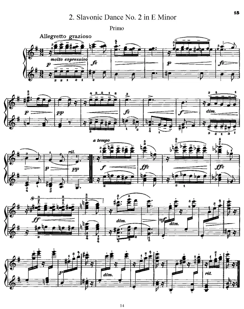 SlavonicDances,Op72(4Hands)_一万首著名钢琴曲谱哈农贝多芬合集视频教学电子版高清无水印可打印_1古典钢琴知名音乐家谱_德沃夏克钢琴谱全集_四手联弹