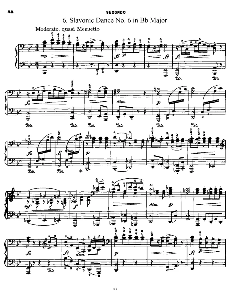 SlavonicDances,Op72(4Hands)_一万首著名钢琴曲谱哈农贝多芬合集视频教学电子版高清无水印可打印_1古典钢琴知名音乐家谱_德沃夏克钢琴谱全集_四手联弹