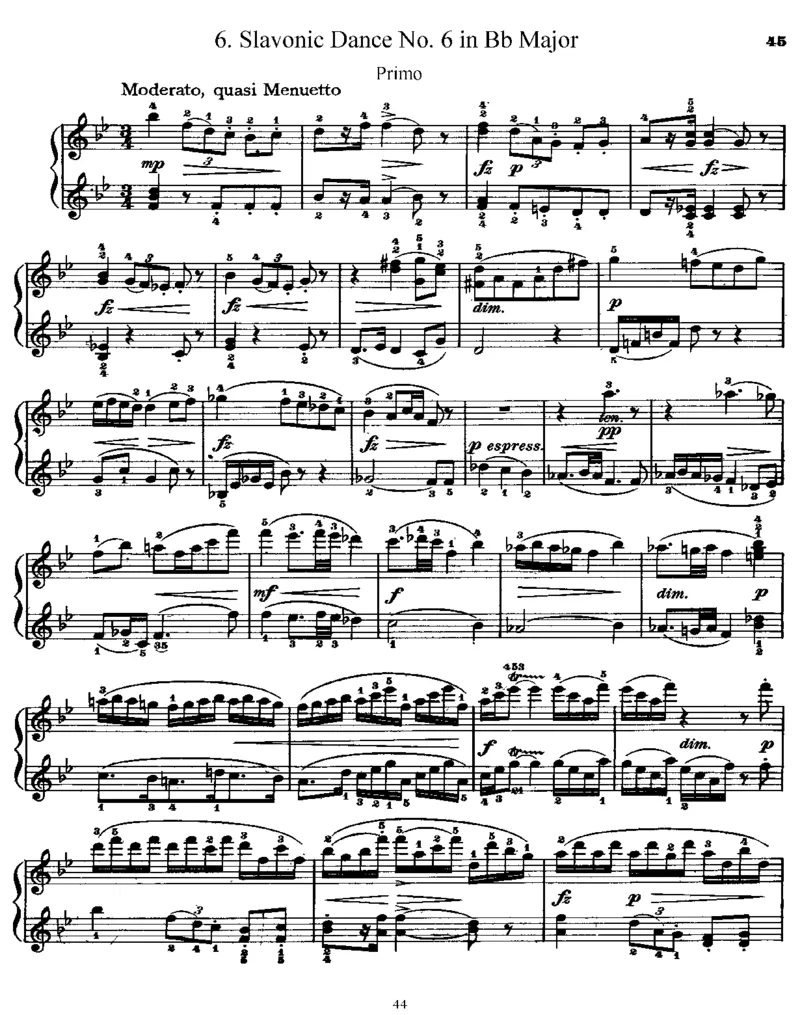 SlavonicDances,Op72(4Hands)_一万首著名钢琴曲谱哈农贝多芬合集视频教学电子版高清无水印可打印_1古典钢琴知名音乐家谱_德沃夏克钢琴谱全集_四手联弹