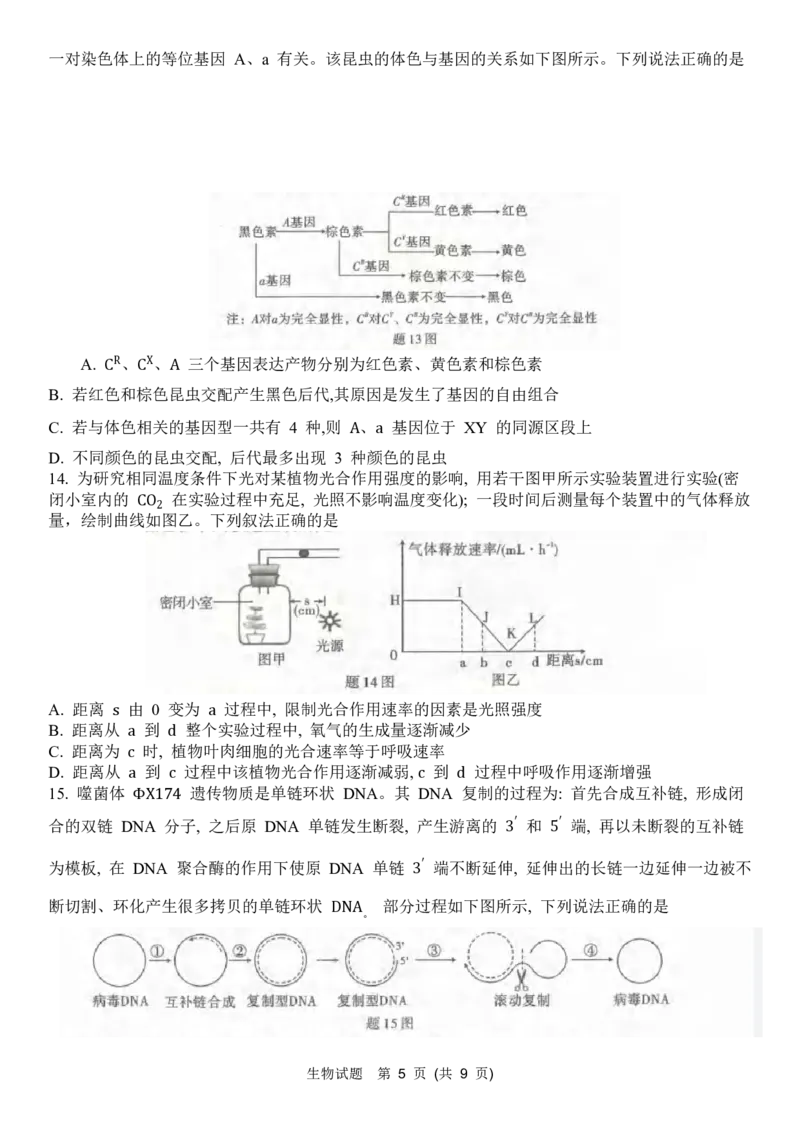 重庆市南开中学高2024届高三第三次质量检测生物试题_2023年11月_01每日更新_05号_2024届重庆市南开中学高三第三次质量检测_重庆市南开中学高2024届高三第三次质量检测生物