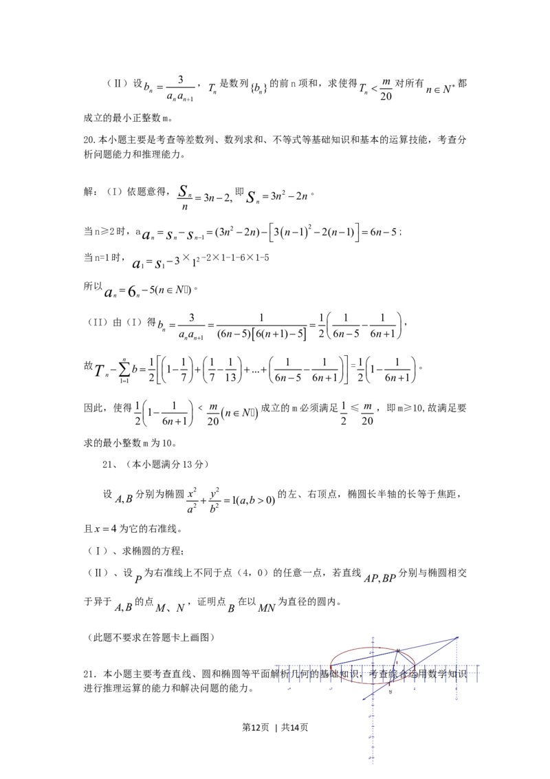 2006年湖北高考文科数学真题及答案_数学高考真题试卷_旧1990-2007&middot;高考数学真题_1990-2007&middot;高考数学真题&middot;word_湖北
