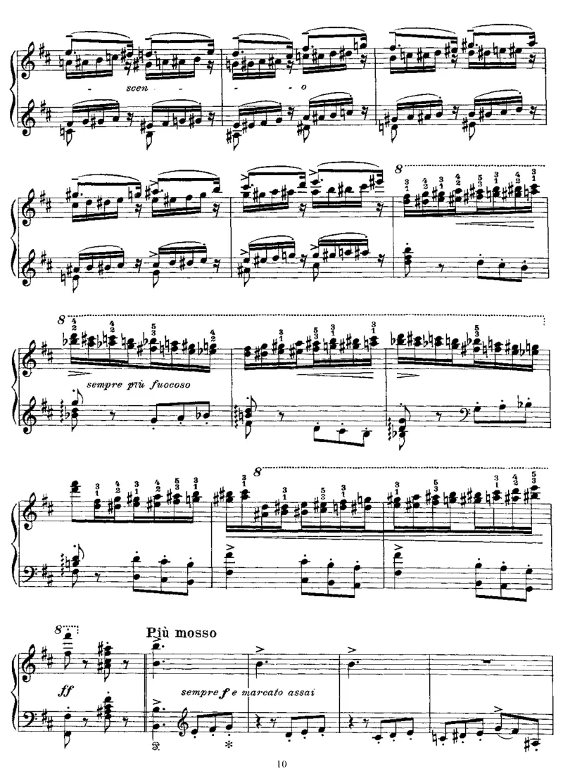 ScherzoandMarch_一万首著名钢琴曲谱哈农贝多芬合集视频教学电子版高清无水印可打印_1古典钢琴知名音乐家谱_李斯特钢琴谱全集_其他作品