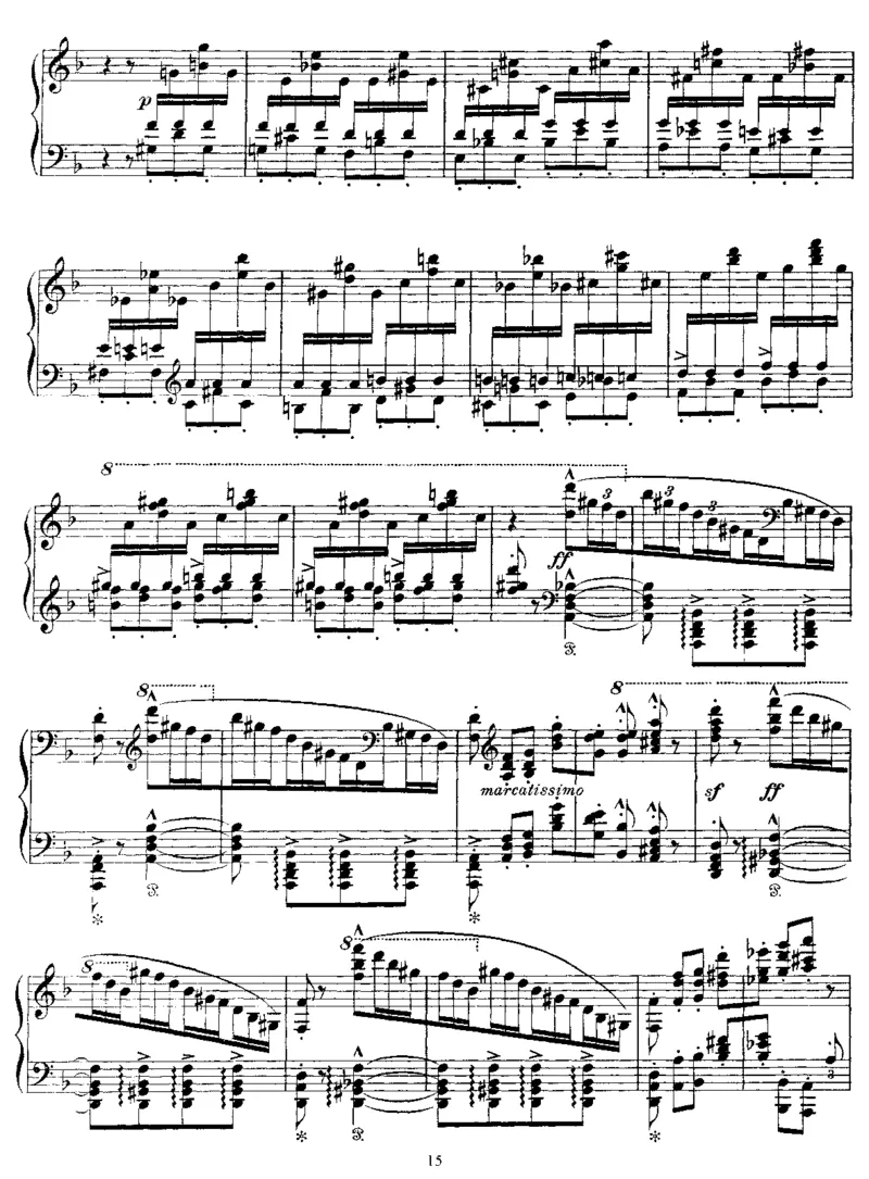 ScherzoandMarch_一万首著名钢琴曲谱哈农贝多芬合集视频教学电子版高清无水印可打印_1古典钢琴知名音乐家谱_李斯特钢琴谱全集_其他作品