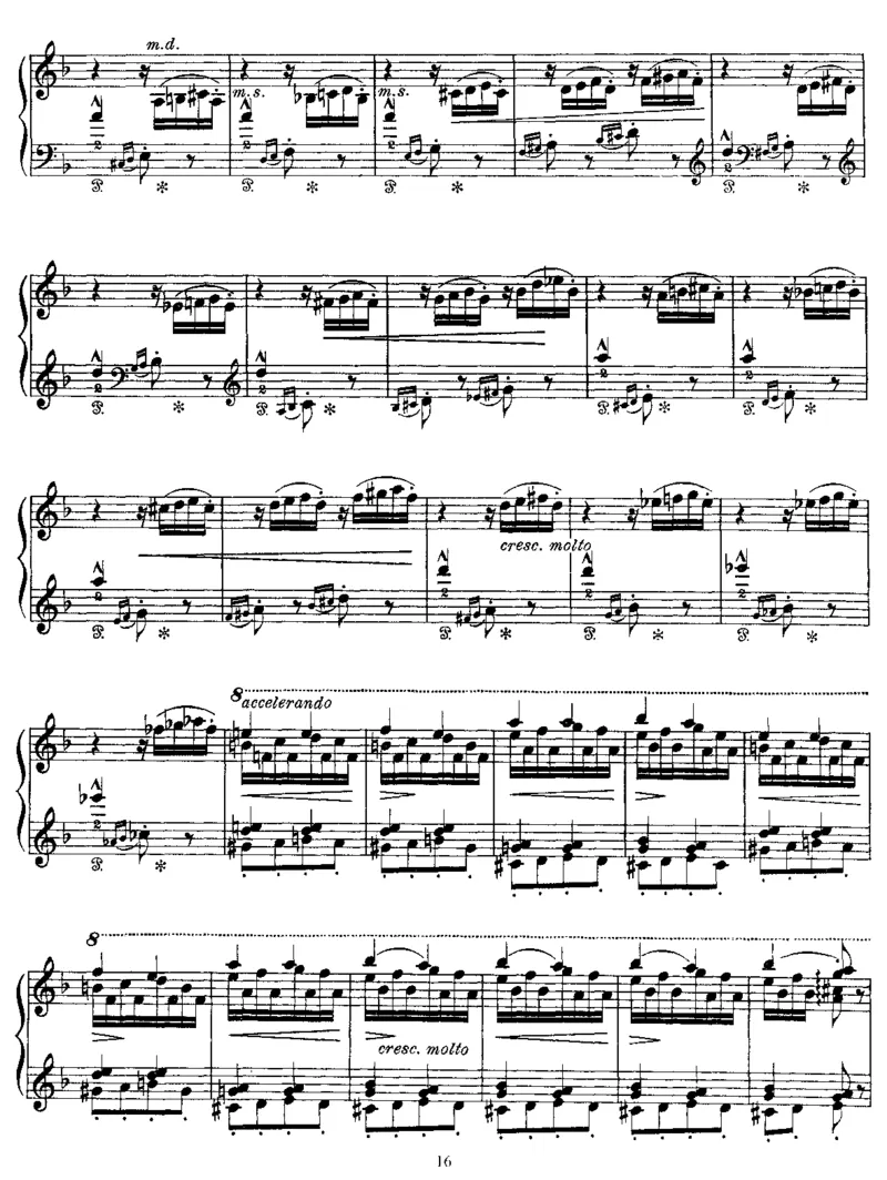 ScherzoandMarch_一万首著名钢琴曲谱哈农贝多芬合集视频教学电子版高清无水印可打印_1古典钢琴知名音乐家谱_李斯特钢琴谱全集_其他作品