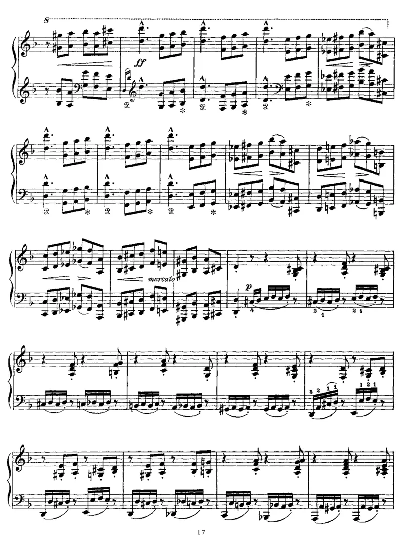 ScherzoandMarch_一万首著名钢琴曲谱哈农贝多芬合集视频教学电子版高清无水印可打印_1古典钢琴知名音乐家谱_李斯特钢琴谱全集_其他作品