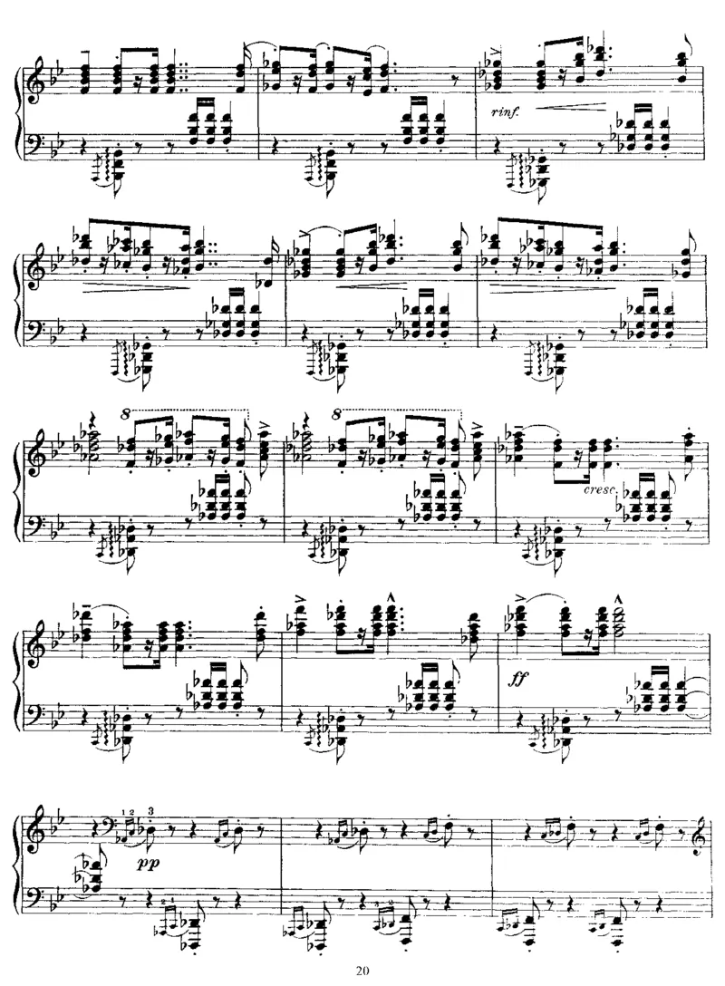 ScherzoandMarch_一万首著名钢琴曲谱哈农贝多芬合集视频教学电子版高清无水印可打印_1古典钢琴知名音乐家谱_李斯特钢琴谱全集_其他作品