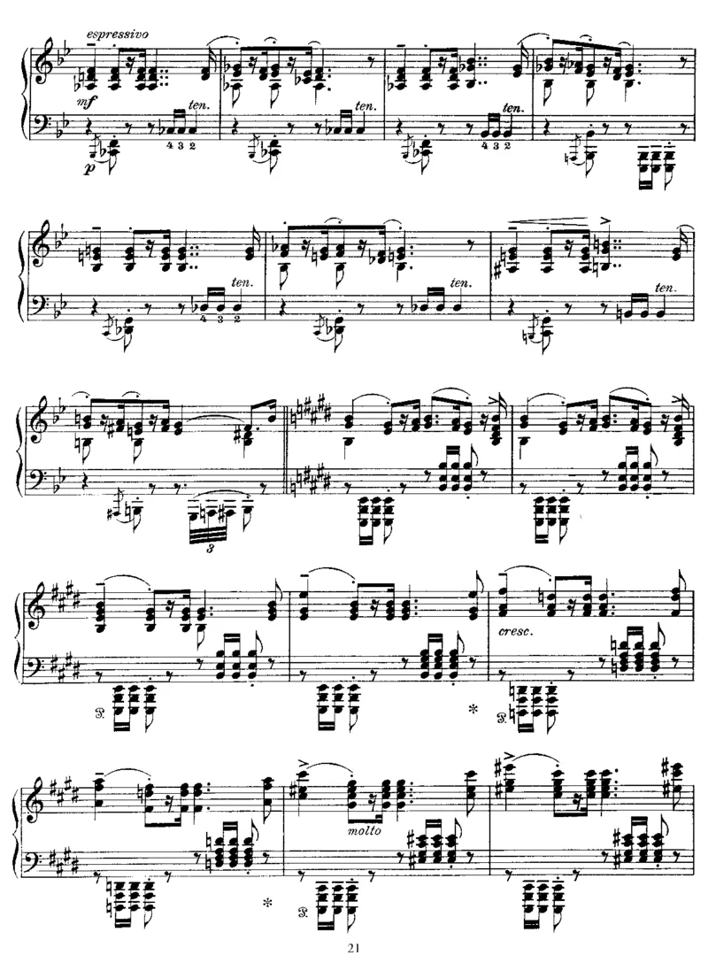 ScherzoandMarch_一万首著名钢琴曲谱哈农贝多芬合集视频教学电子版高清无水印可打印_1古典钢琴知名音乐家谱_李斯特钢琴谱全集_其他作品