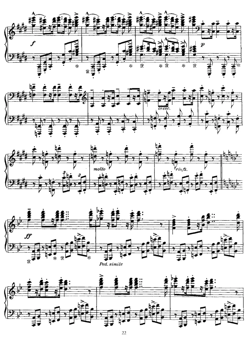 ScherzoandMarch_一万首著名钢琴曲谱哈农贝多芬合集视频教学电子版高清无水印可打印_1古典钢琴知名音乐家谱_李斯特钢琴谱全集_其他作品