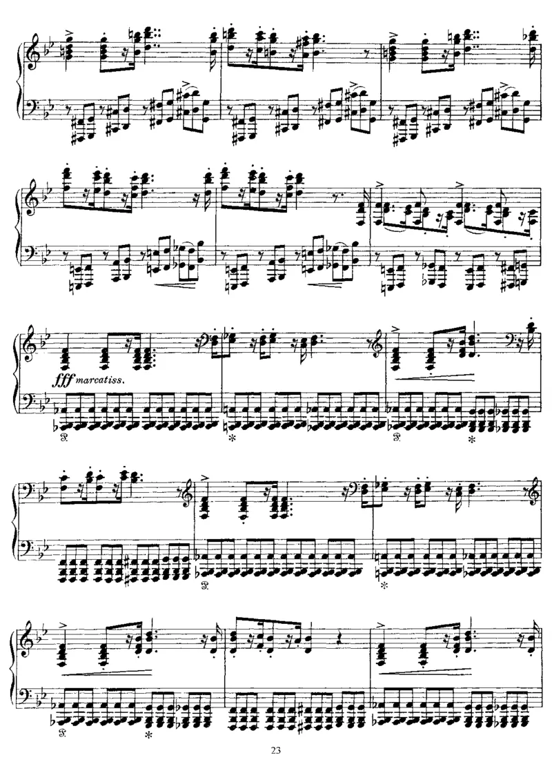 ScherzoandMarch_一万首著名钢琴曲谱哈农贝多芬合集视频教学电子版高清无水印可打印_1古典钢琴知名音乐家谱_李斯特钢琴谱全集_其他作品