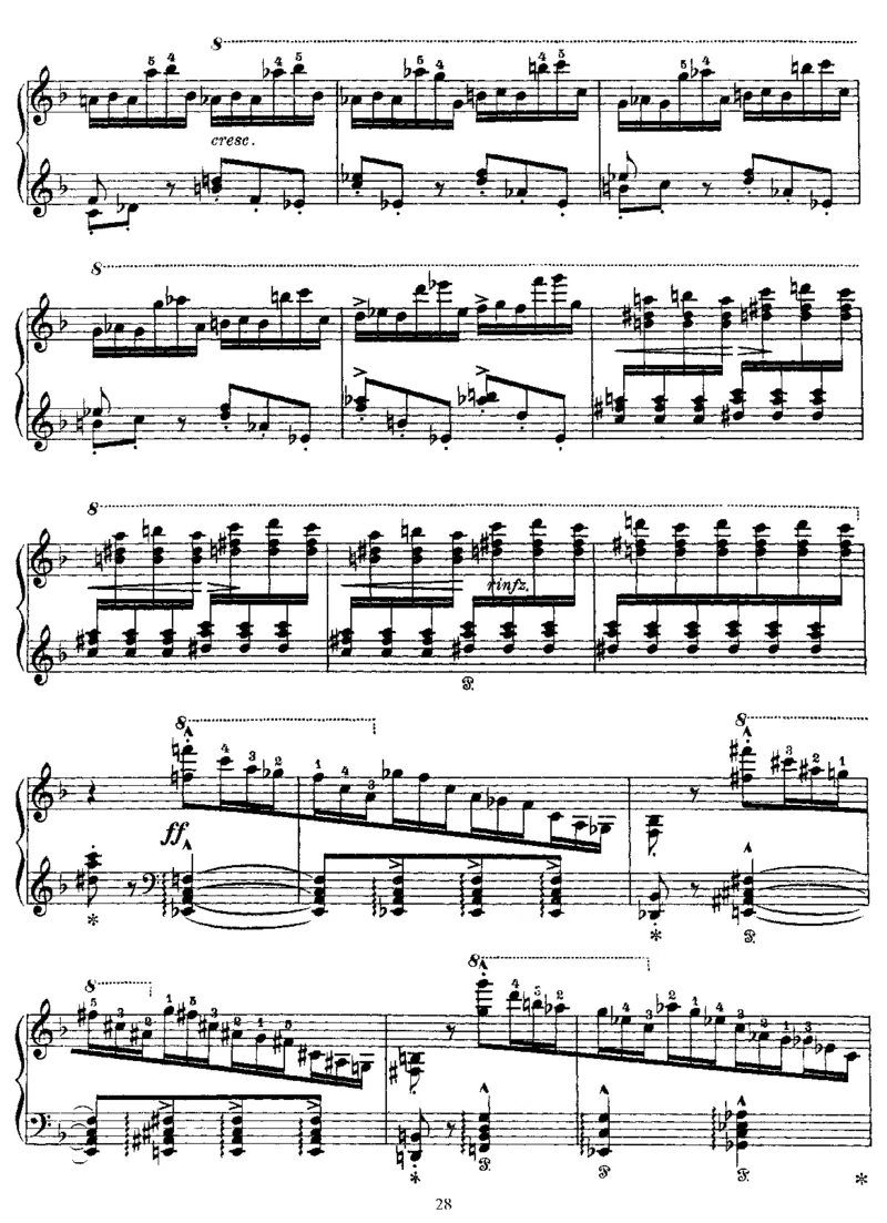 ScherzoandMarch_一万首著名钢琴曲谱哈农贝多芬合集视频教学电子版高清无水印可打印_1古典钢琴知名音乐家谱_李斯特钢琴谱全集_其他作品