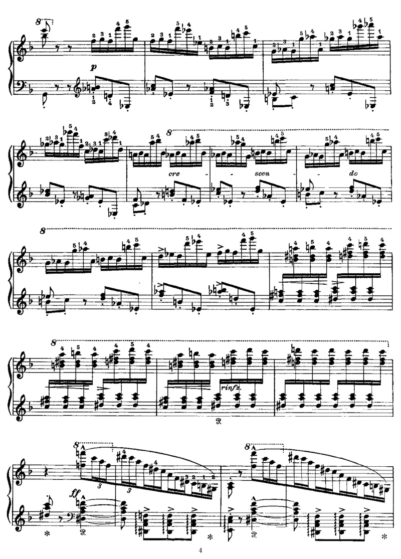 ScherzoandMarch_一万首著名钢琴曲谱哈农贝多芬合集视频教学电子版高清无水印可打印_1古典钢琴知名音乐家谱_李斯特钢琴谱全集_其他作品