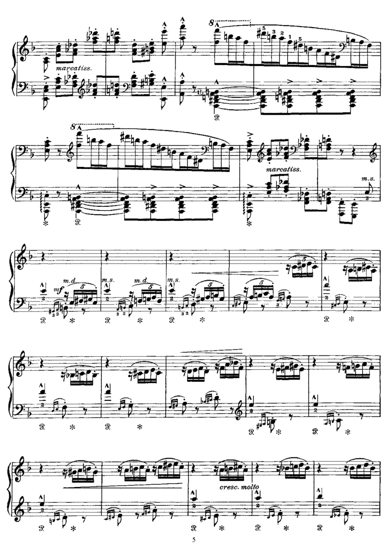 ScherzoandMarch_一万首著名钢琴曲谱哈农贝多芬合集视频教学电子版高清无水印可打印_1古典钢琴知名音乐家谱_李斯特钢琴谱全集_其他作品