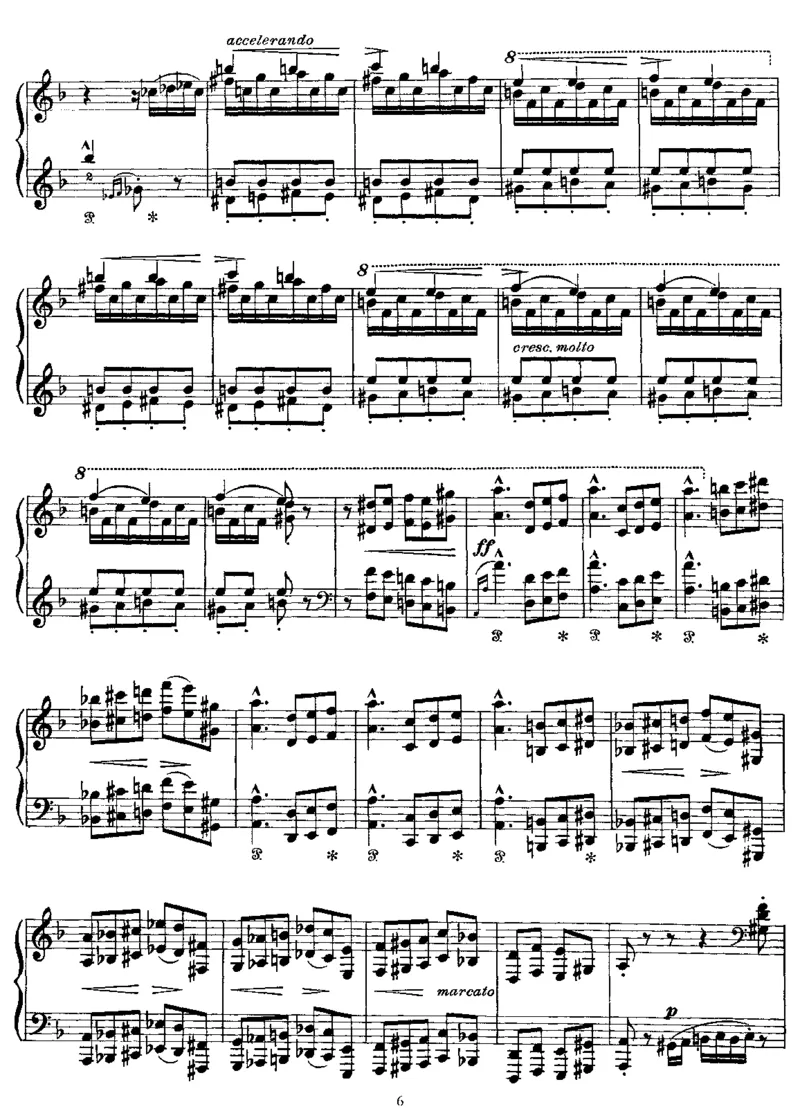 ScherzoandMarch_一万首著名钢琴曲谱哈农贝多芬合集视频教学电子版高清无水印可打印_1古典钢琴知名音乐家谱_李斯特钢琴谱全集_其他作品