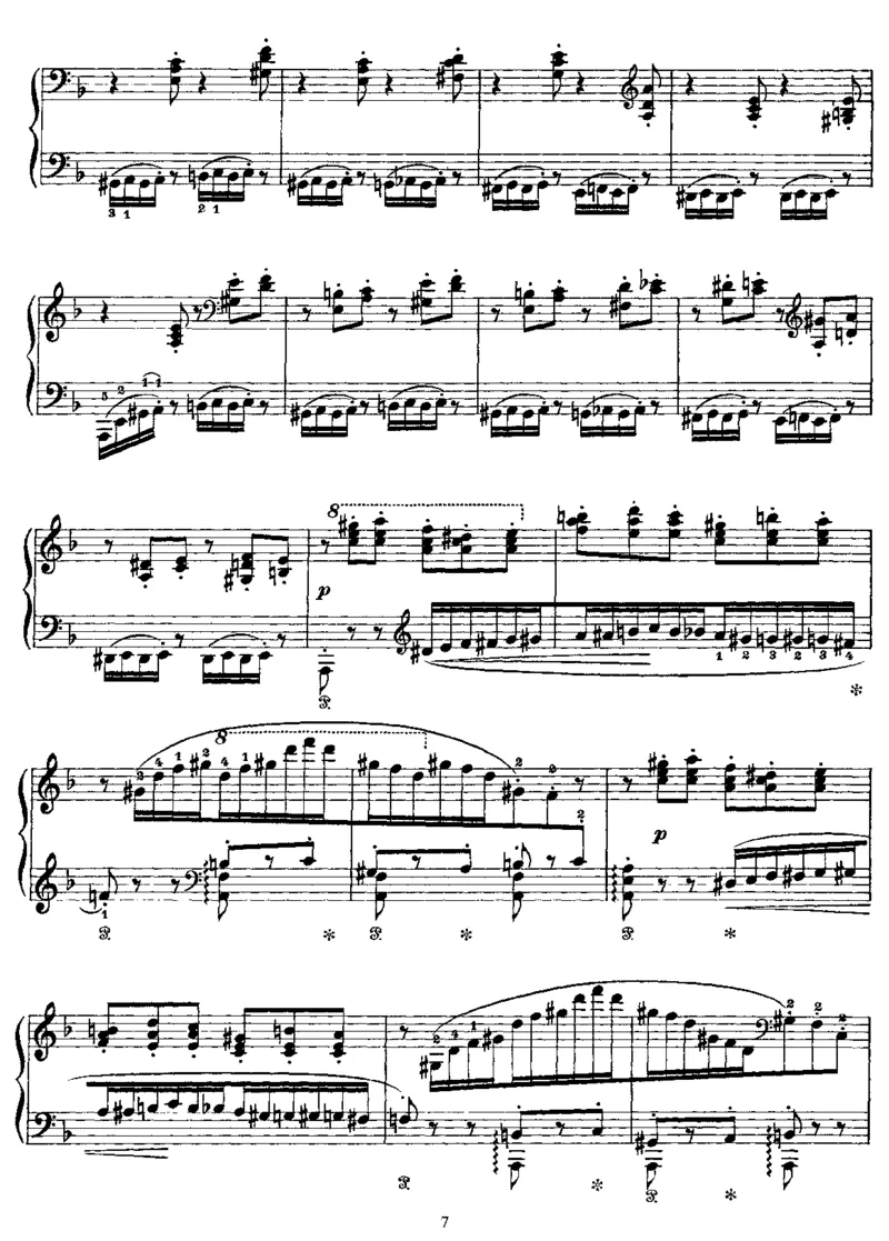 ScherzoandMarch_一万首著名钢琴曲谱哈农贝多芬合集视频教学电子版高清无水印可打印_1古典钢琴知名音乐家谱_李斯特钢琴谱全集_其他作品