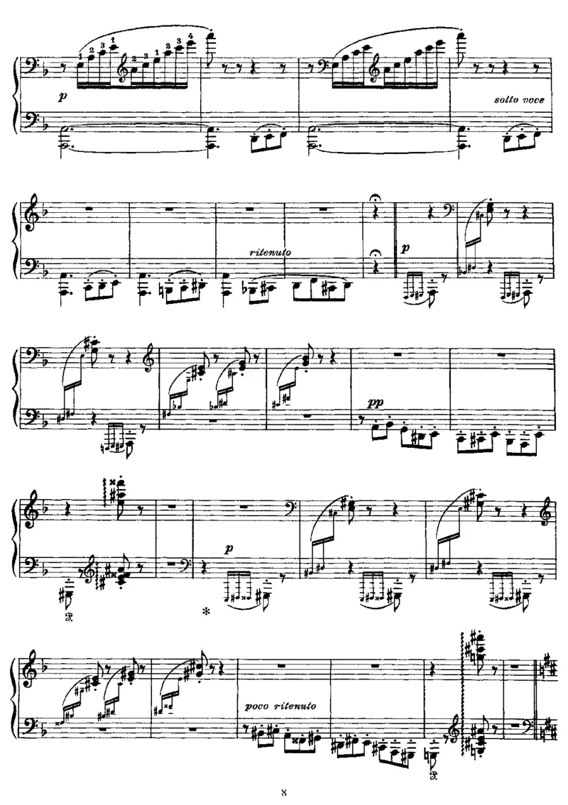 ScherzoandMarch_一万首著名钢琴曲谱哈农贝多芬合集视频教学电子版高清无水印可打印_1古典钢琴知名音乐家谱_李斯特钢琴谱全集_其他作品