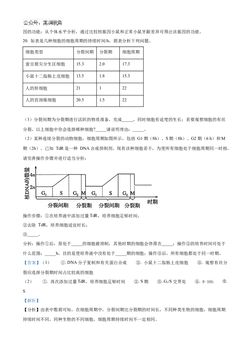 安徽省合肥市一六八中学2024-2025学年高三上学期10月月考试题生物Word版含解析_2024-2025高三（6-6月题库）_2024年10月试卷_1024安徽省合肥市一六八中学2024-2025学年高三上学期10月月考