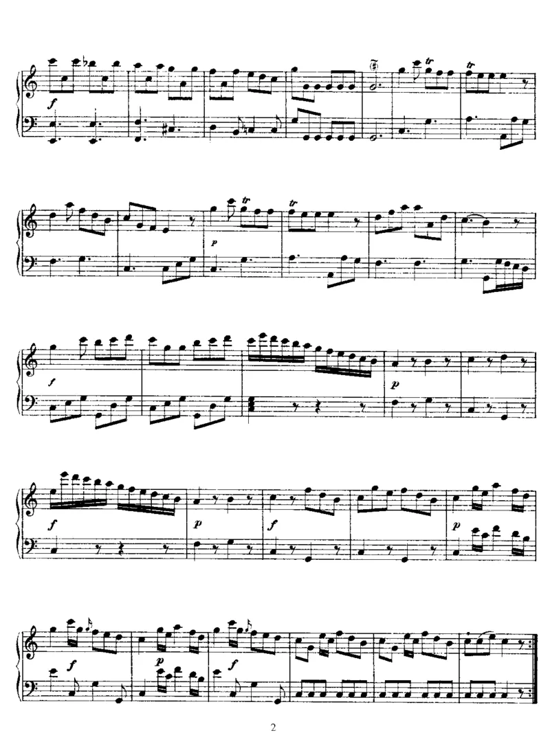 PianoSonataNo15inC_NoRestriction_一万首著名钢琴曲谱哈农贝多芬合集视频教学电子版高清无水印可打印_1古典钢琴知名音乐家谱_海顿钢琴谱全集_奏鸣曲