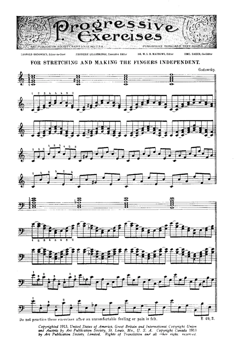 ProgressiveExercises(Godowsky,Leopold)_一万首著名钢琴曲谱哈农贝多芬合集视频教学电子版高清无水印可打印_1古典钢琴知名音乐家谱_超高难度钢琴谱_一些练习曲