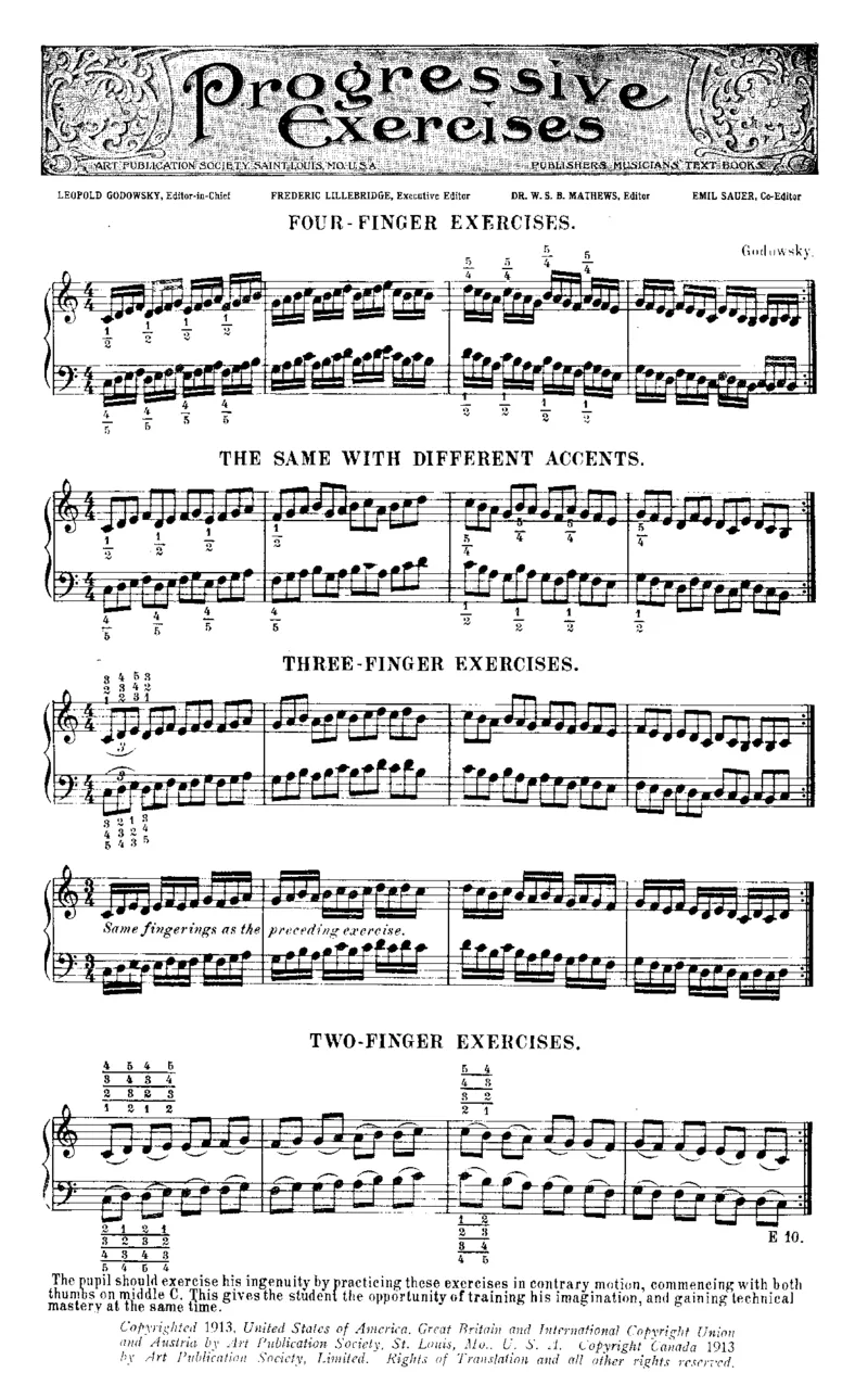 ProgressiveExercises(Godowsky,Leopold)_一万首著名钢琴曲谱哈农贝多芬合集视频教学电子版高清无水印可打印_1古典钢琴知名音乐家谱_超高难度钢琴谱_一些练习曲