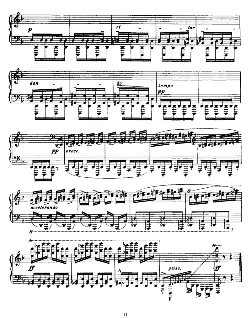 Toccata,Op11_一万首著名钢琴曲谱哈农贝多芬合集视频教学电子版高清无水印可打印_1古典钢琴知名音乐家谱_普罗科菲耶夫钢琴谱全集