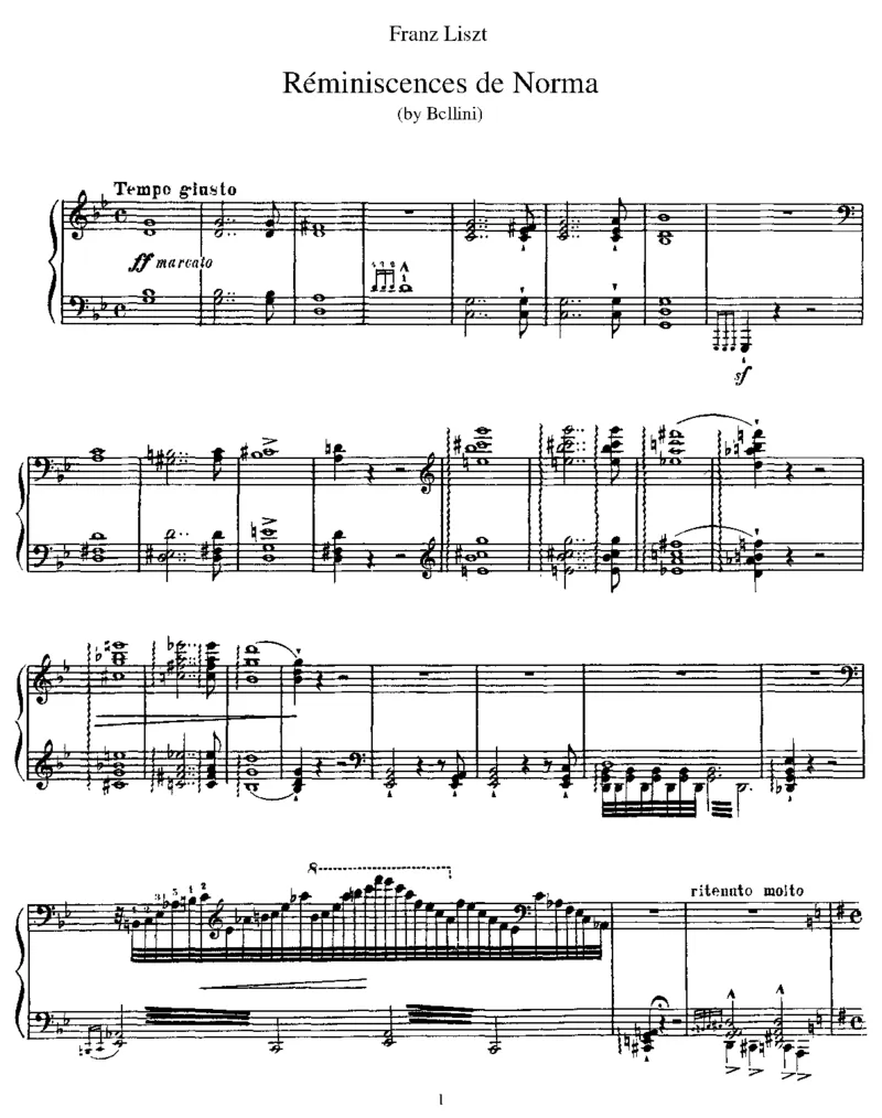 ReminiscencesdeNorma(Bellini)_一万首著名钢琴曲谱哈农贝多芬合集视频教学电子版高清无水印可打印_1古典钢琴知名音乐家谱_李斯特钢琴谱全集_改编其他人