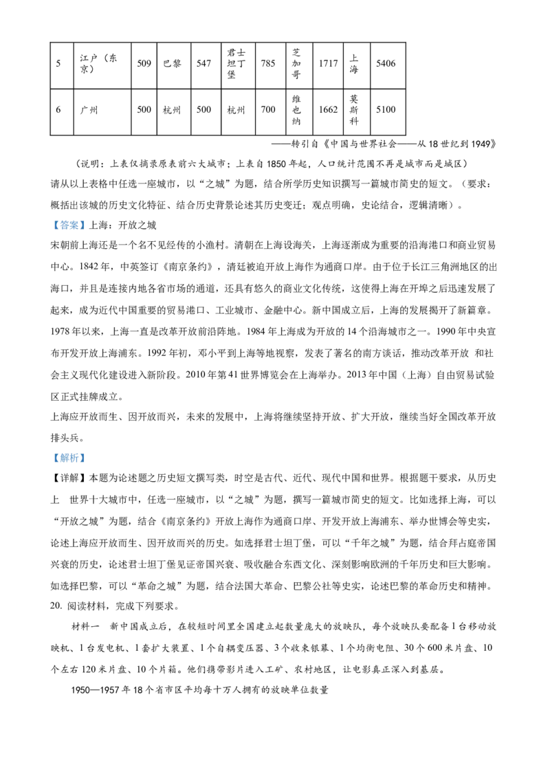 精品解析：2024届广东省汕头市高三下学期第一次模拟考试历史试题（解析版）_2024年3月_013月合集_2024届广东省汕头市普通高考第一次模拟考试