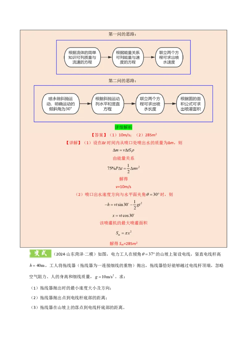 模板04曲线运动（六大题型）（解析版）_20241224_230817_2024-2025高三（6-6月题库）_2025年01月试卷_01012025年高考物理答题技巧与模板构建