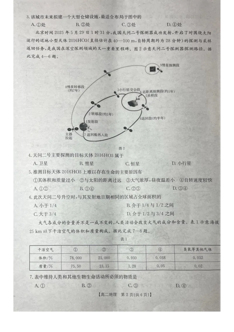 桂林十二县中学2025-12月联考高二地理试卷_2024-2025高二（7-7月题库）_2026年1月高二_260104广西壮族自治区桂林市十二县中学等2025-2026学年高二上学期12月期中