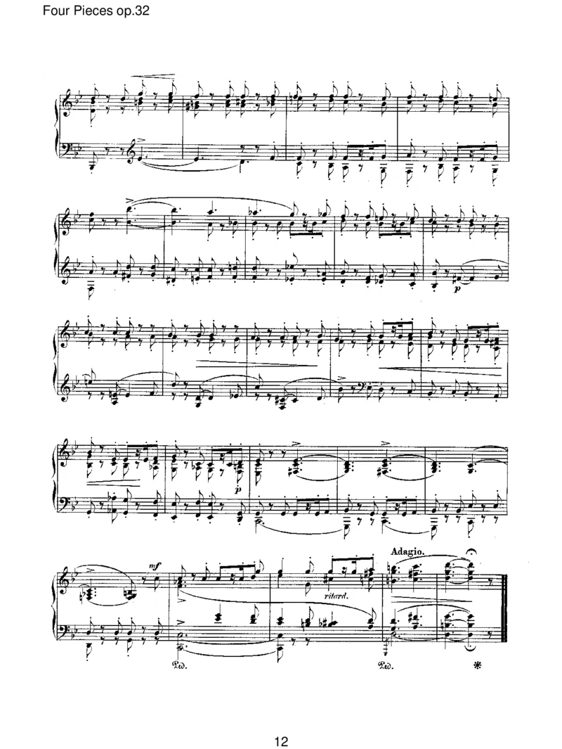 FourPiecesop.32_一万首著名钢琴曲谱哈农贝多芬合集视频教学电子版高清无水印可打印_1古典钢琴知名音乐家谱_舒曼钢琴谱全集_RobertSchumann罗伯特&middot;舒曼(1810-1856)