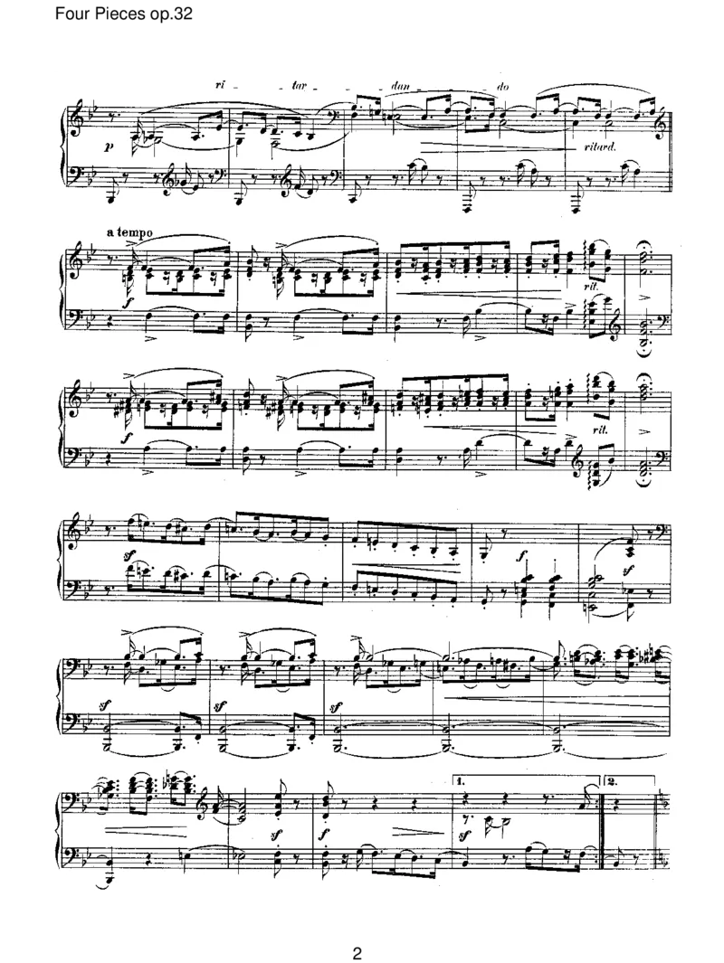 FourPiecesop.32_一万首著名钢琴曲谱哈农贝多芬合集视频教学电子版高清无水印可打印_1古典钢琴知名音乐家谱_舒曼钢琴谱全集_RobertSchumann罗伯特&middot;舒曼(1810-1856)