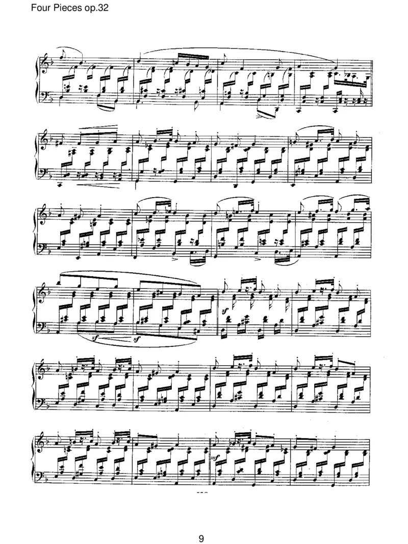 FourPiecesop.32_一万首著名钢琴曲谱哈农贝多芬合集视频教学电子版高清无水印可打印_1古典钢琴知名音乐家谱_舒曼钢琴谱全集_RobertSchumann罗伯特&middot;舒曼(1810-1856)
