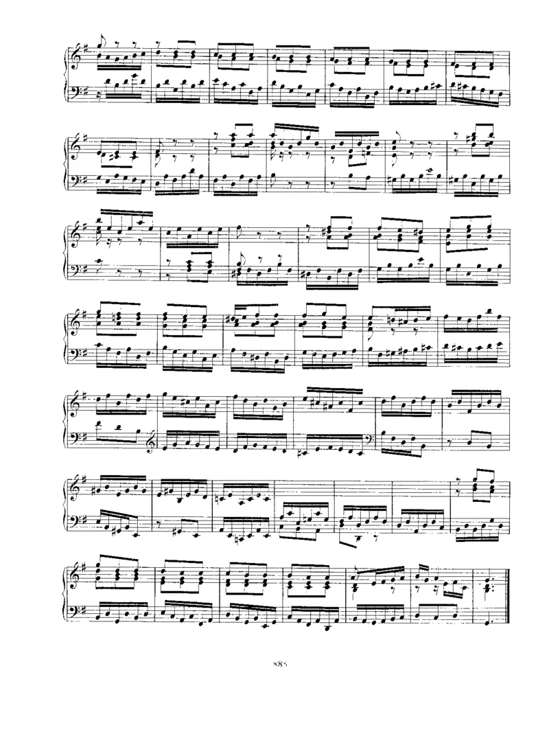 PreludeandFughettainG,BWV902_一万首著名钢琴曲谱哈农贝多芬合集视频教学电子版高清无水印可打印_1古典钢琴知名音乐家谱_巴赫钢琴谱全集_Preludes，Fantasias，Fugues