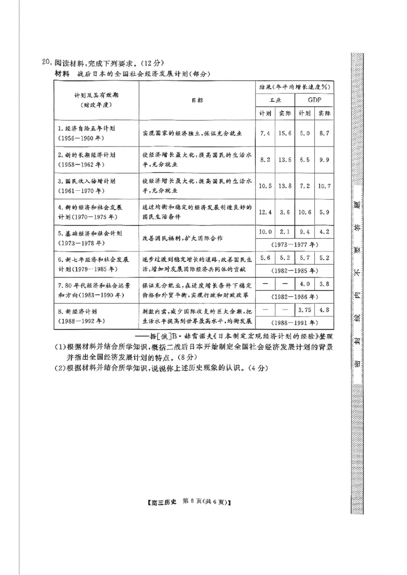 历史_2024-2025高三（6-6月题库）_2025年02月试卷_02172025届金科大联考高三下学期2月质量检测（全科）_2025届金科大联考高三下学期2月质检历史