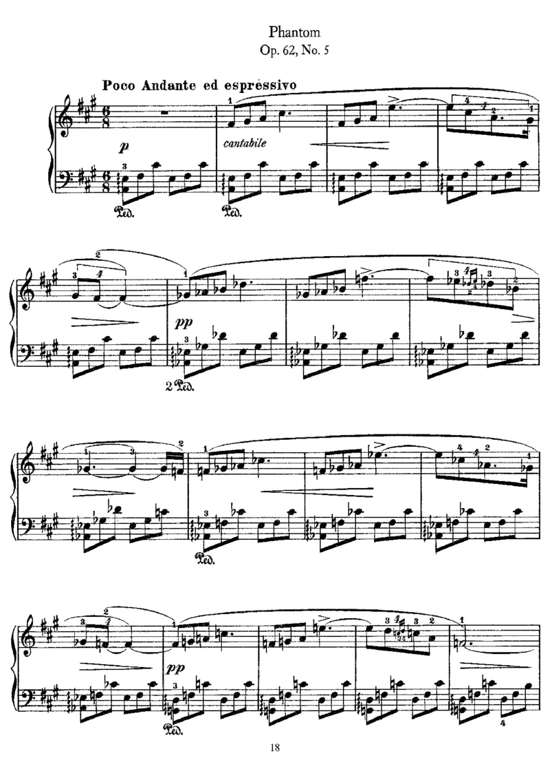 LyricPieces,Op62_一万首著名钢琴曲谱哈农贝多芬合集视频教学电子版高清无水印可打印_1古典钢琴知名音乐家谱_格里格钢琴谱全集_LyricPieces