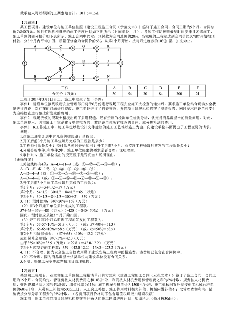 WM_05-第02讲　建设工程进度控制（二）_监理工程师_2025监理工程师_2025年监理工程师-各大机构_2025年监理-土建案例_机构2-JG_02.习题班-陈.江潮_讲义