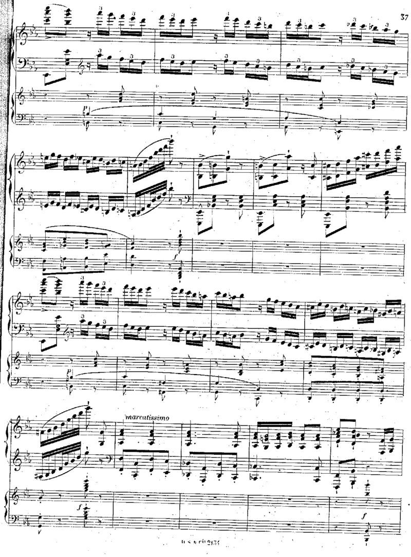 SaintSaens_Concerto_No.3_一万首著名钢琴曲谱哈农贝多芬合集视频教学电子版高清无水印可打印_1古典钢琴知名音乐家谱_圣桑钢琴谱全集_钢琴协奏曲
