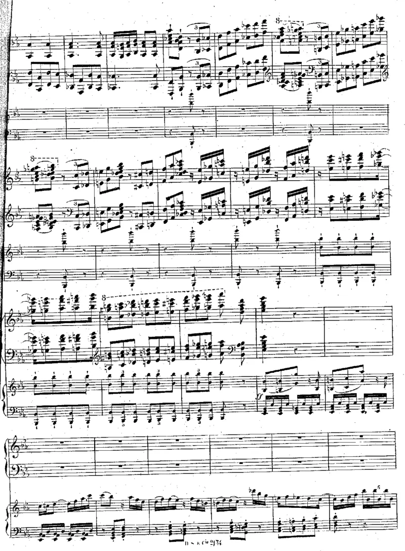 SaintSaens_Concerto_No.3_一万首著名钢琴曲谱哈农贝多芬合集视频教学电子版高清无水印可打印_1古典钢琴知名音乐家谱_圣桑钢琴谱全集_钢琴协奏曲